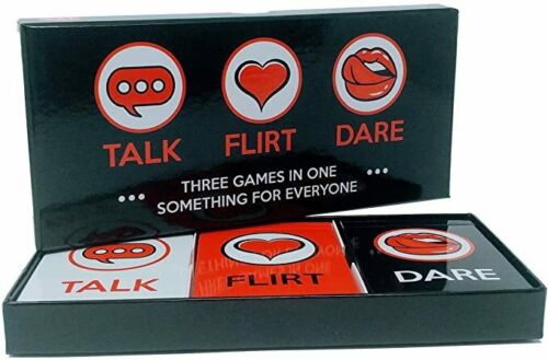 Talk Flirt Dare - Adult Party Game couple dating game οΌ3 in 1 Talk Flirt Dare - Adult Party Game couple dating game οΌ3 in 1